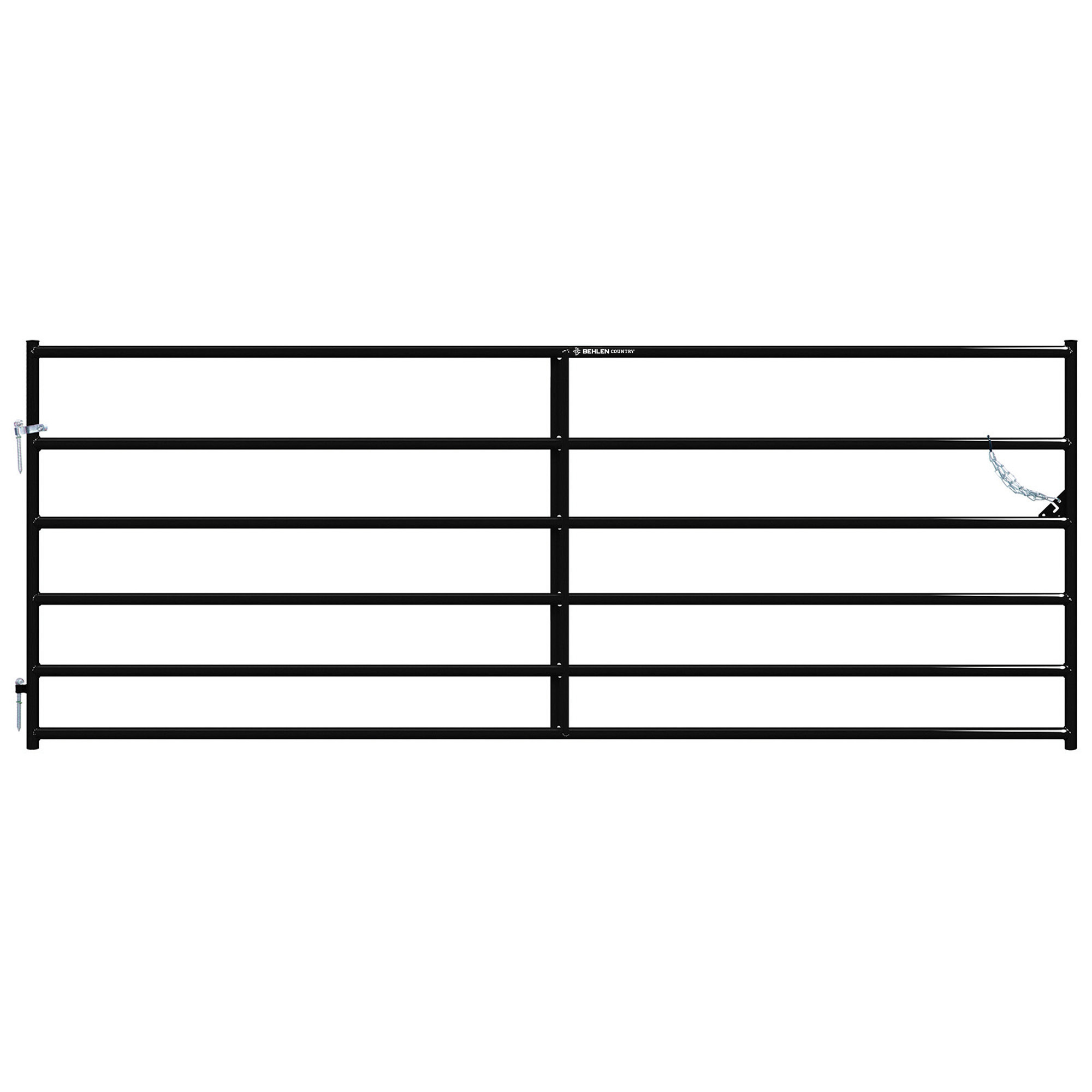 Behlen Country 12' Heritage Square Corner Gate | Black